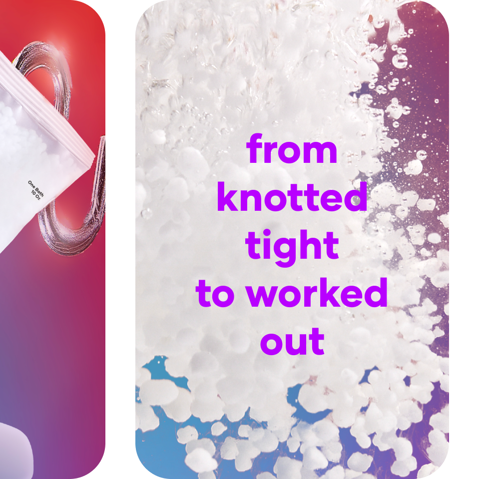 fragrance-free ache erasing anti-stress bath treatment