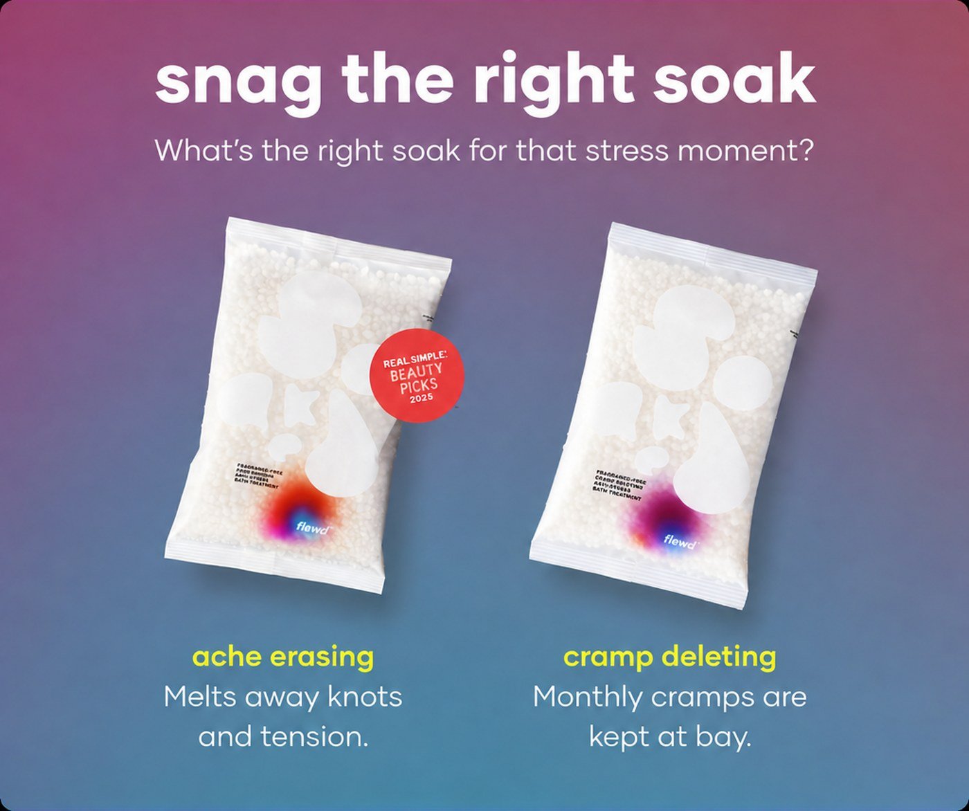 unscented ache erasing soak