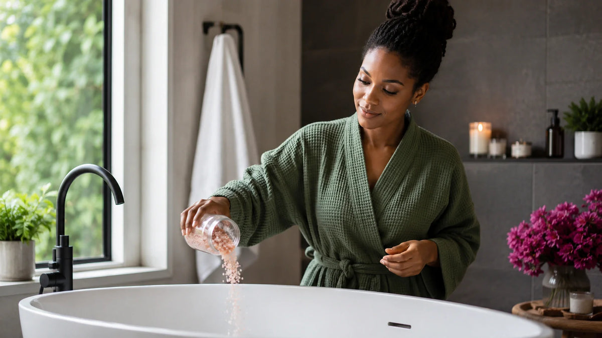 The Science and Soul of a Rose Quartz Bath Soak