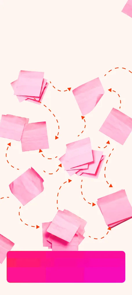 Sticky notes showing common magnesium deficiency symptoms