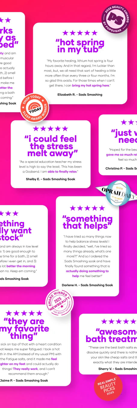 Customer reviews and press awards for Flewd Sads Smashing Soak